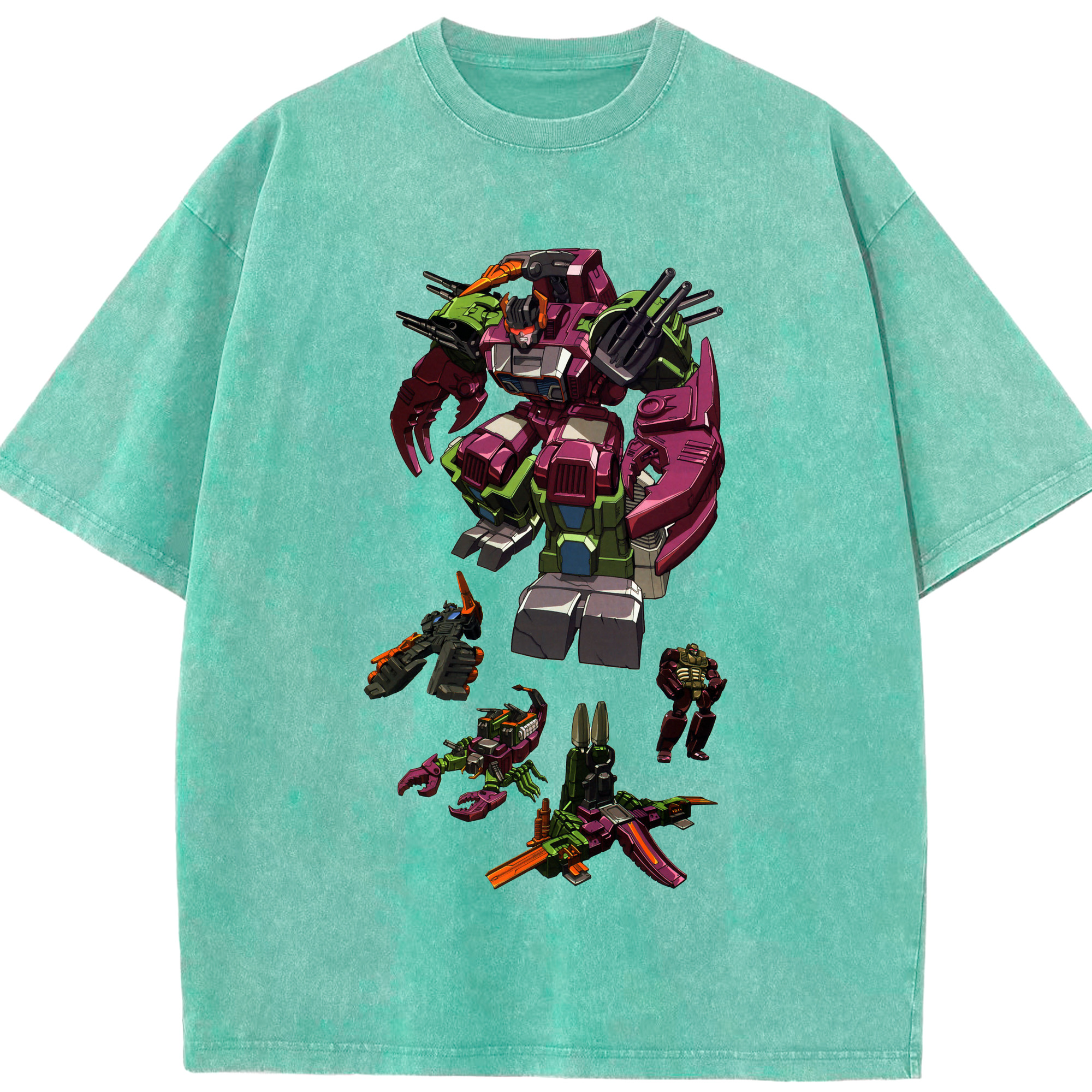 （画像用）  綿100% ヴィンテージ風 半袖Tシャツ（フロントプリント）